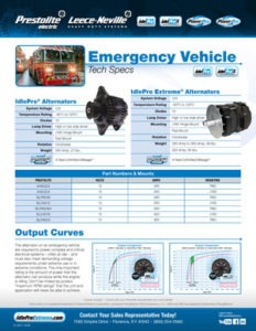 PEI Emergency Vehicle Tech Spec flyer