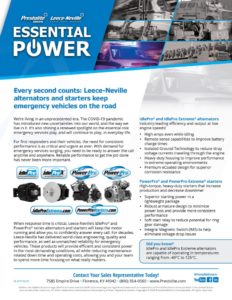 Essential Power Emergency Vehicle flyer