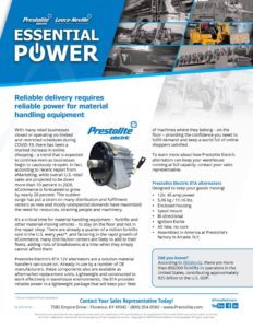 Essential Power Materials Handling flyer