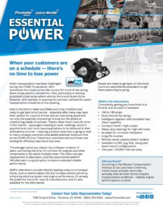 Essential Power for Transit Buses flyer